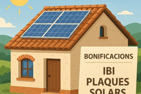 Bonificacions IBI plaques solars 2026