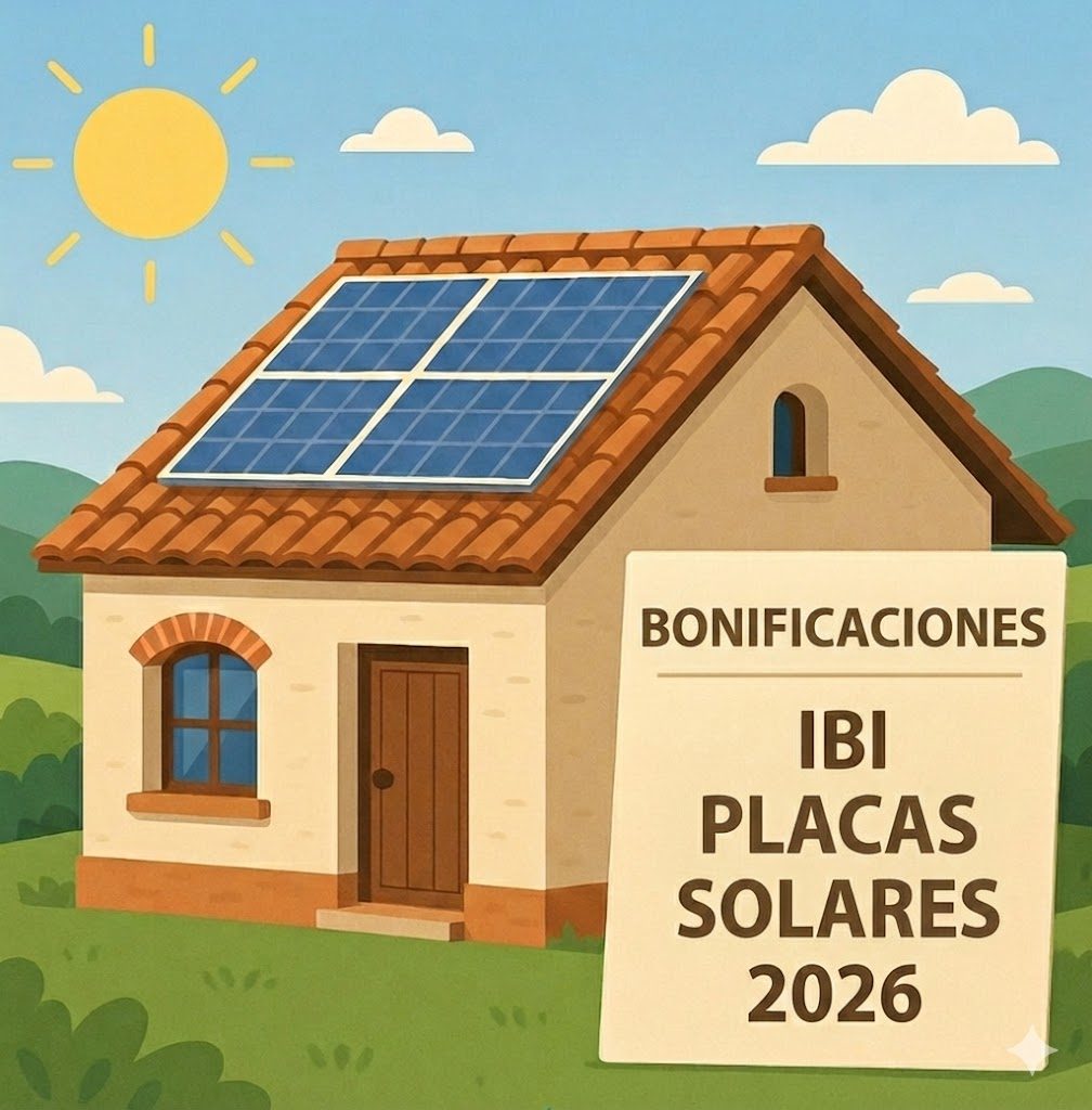 Bonificación ibi placas solares cataluña 2026