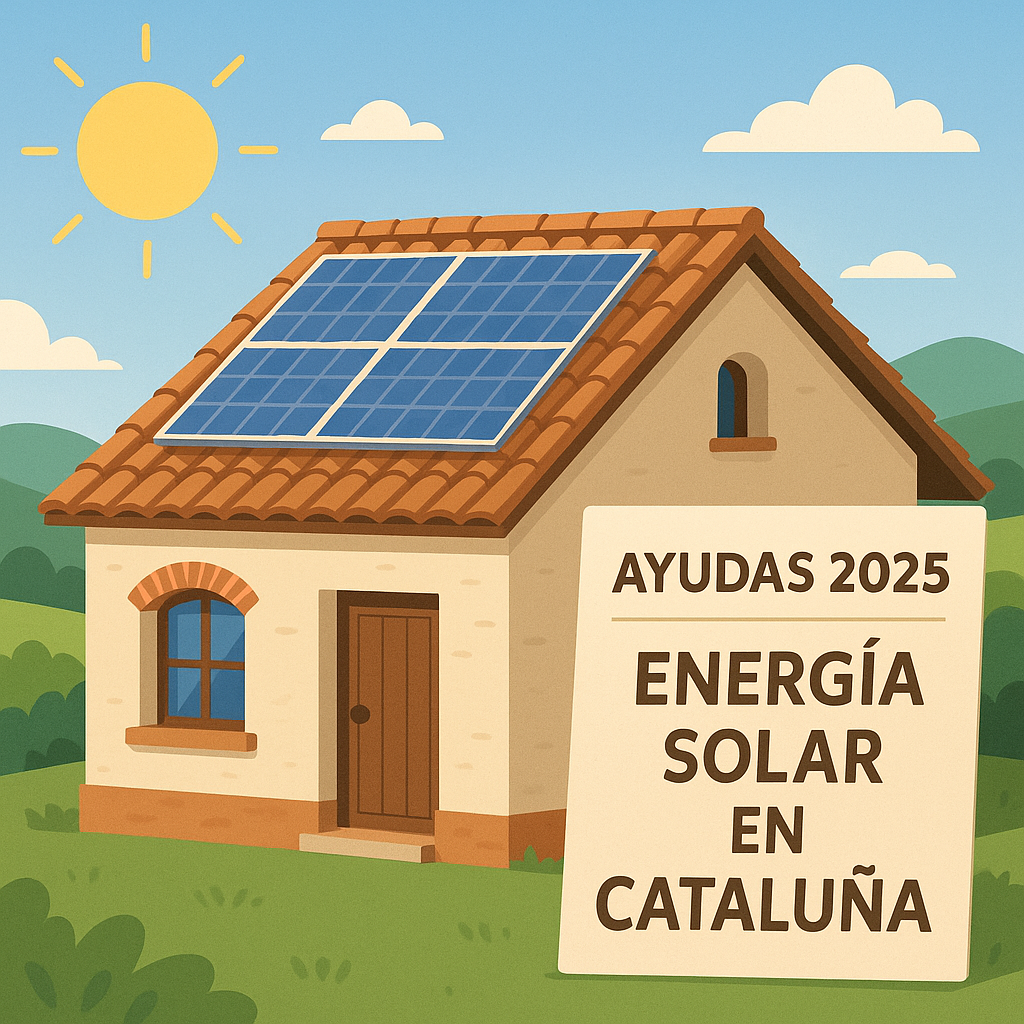 Ayudas placas solares particulares Cataluña.