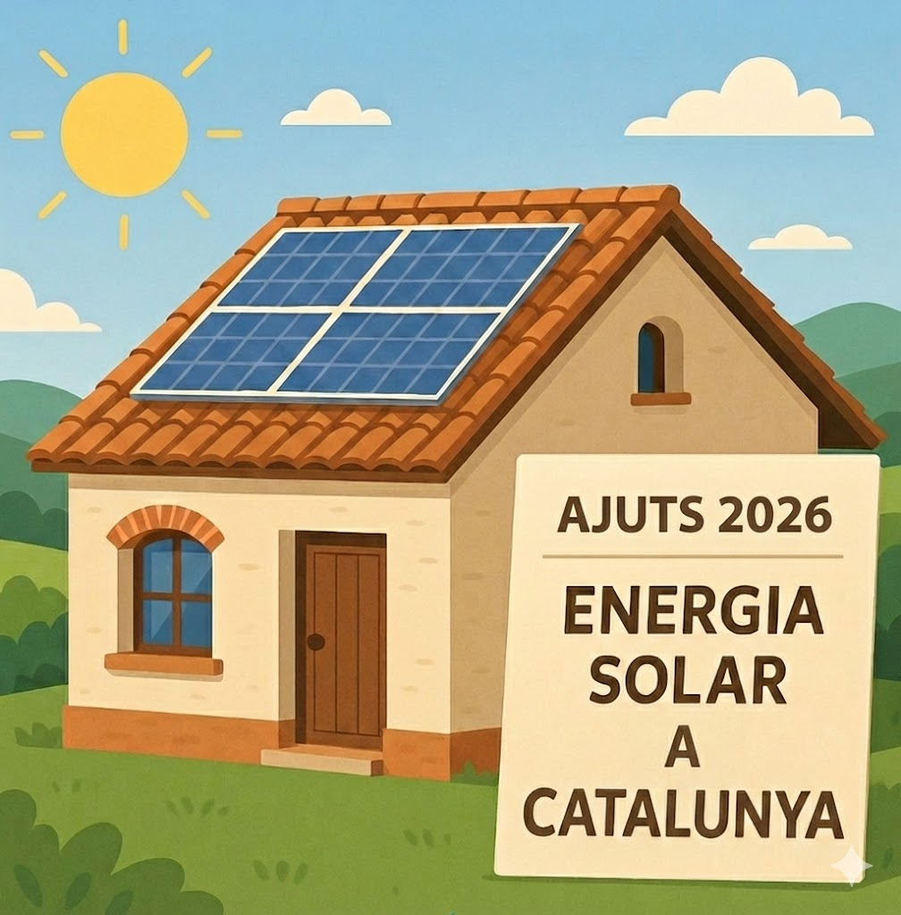 Ajuts per a plaques solars a Catalunya 2026